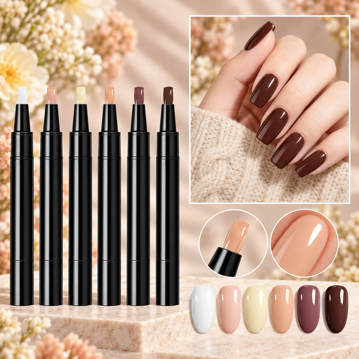 MIARA Set 6 Gel Pens TY03-002