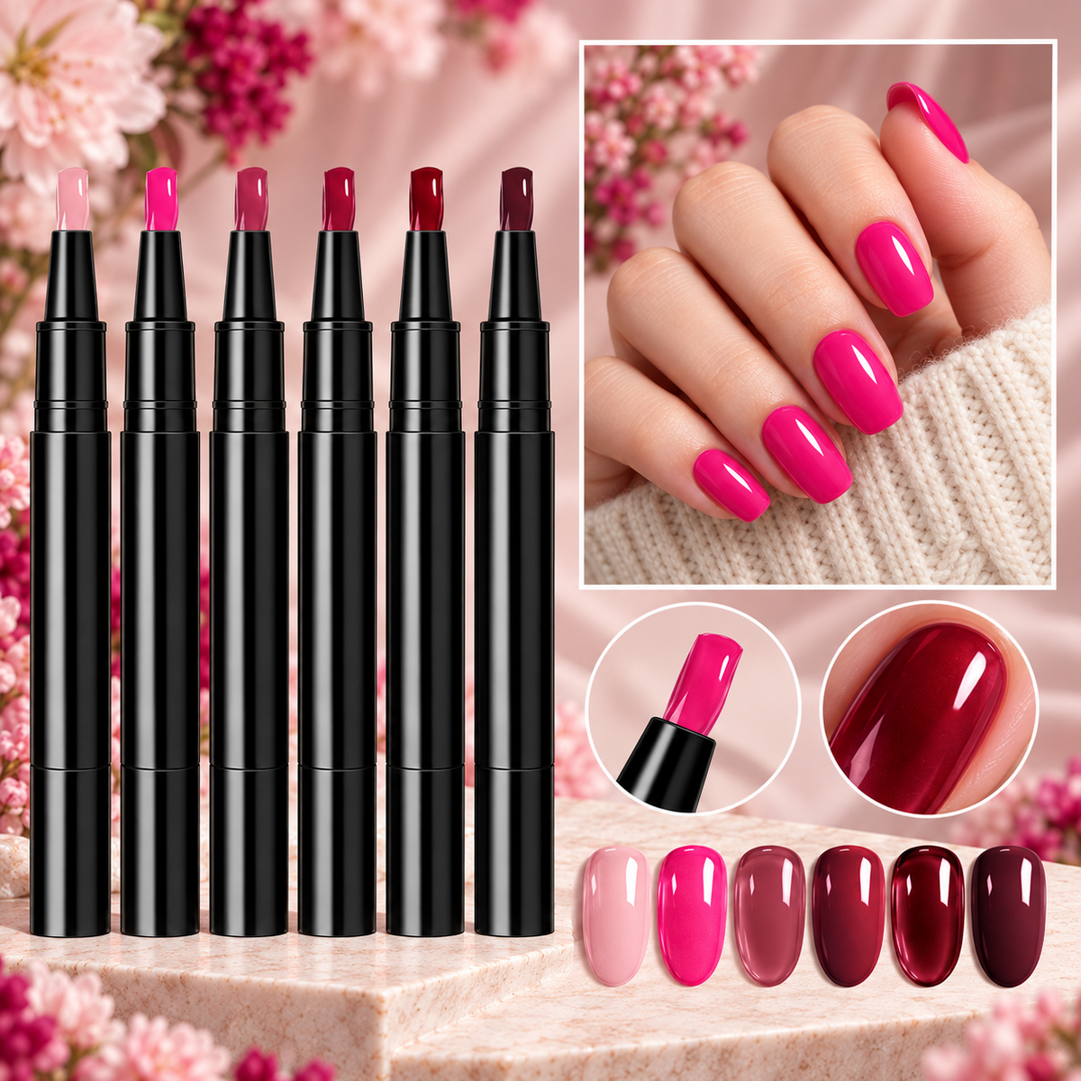 MIARA Set 6 Gel Pens TY03-007